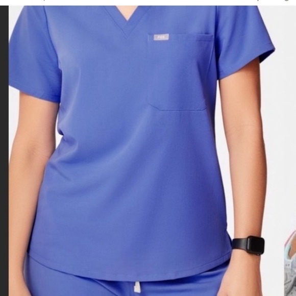 Figs denim blue set - Picture 2 of 8